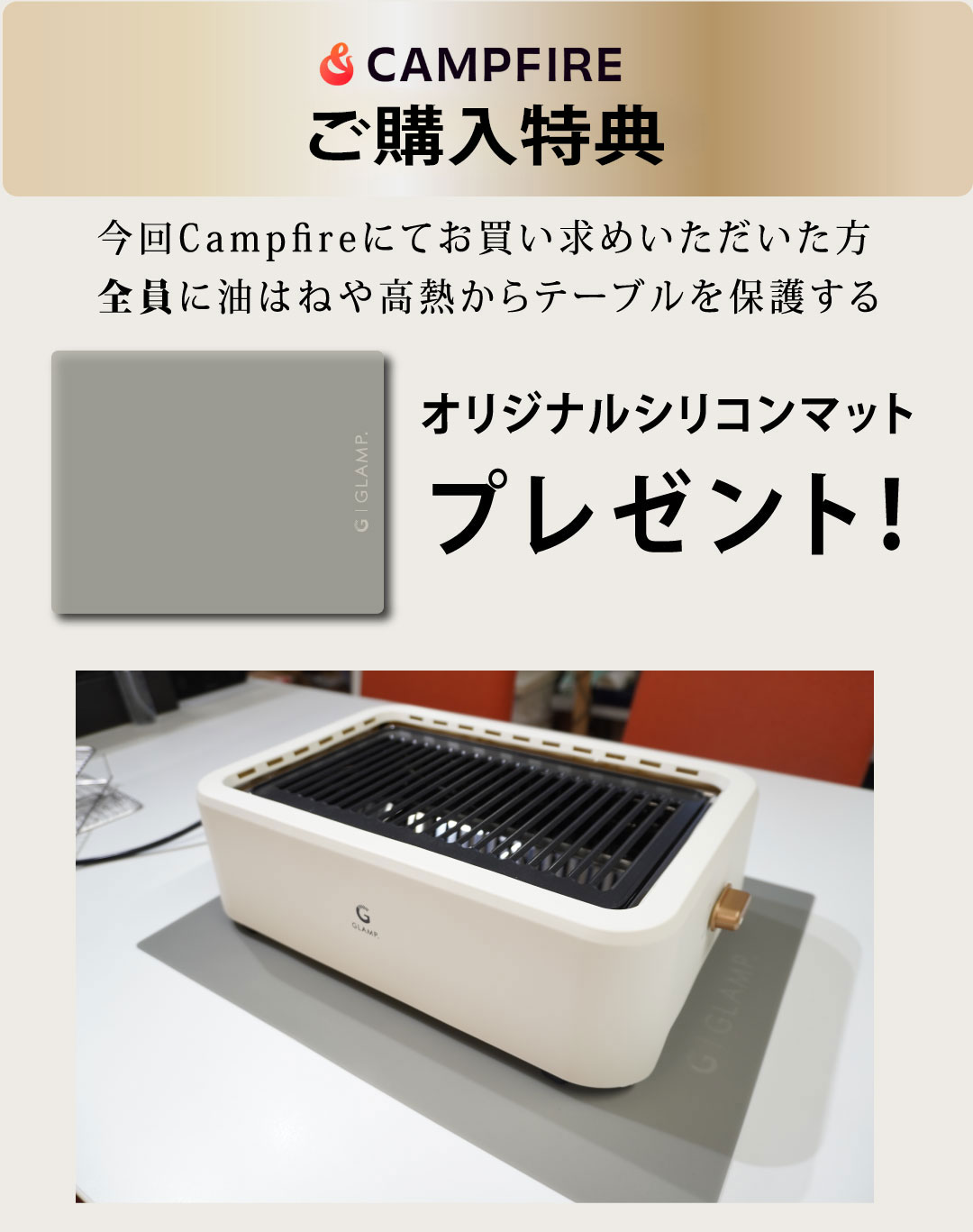 Campfireユーザー様現在特典